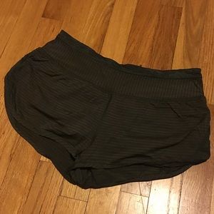 Lululemon olive green shorts, size 6